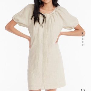 J.Crew V-back linen Dress